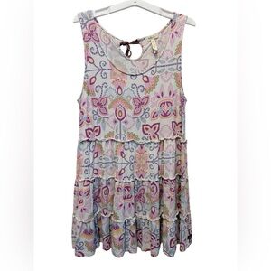 Matilda Jane Pastel Floral Ruffle Dress in Lavender, Pink and Cream